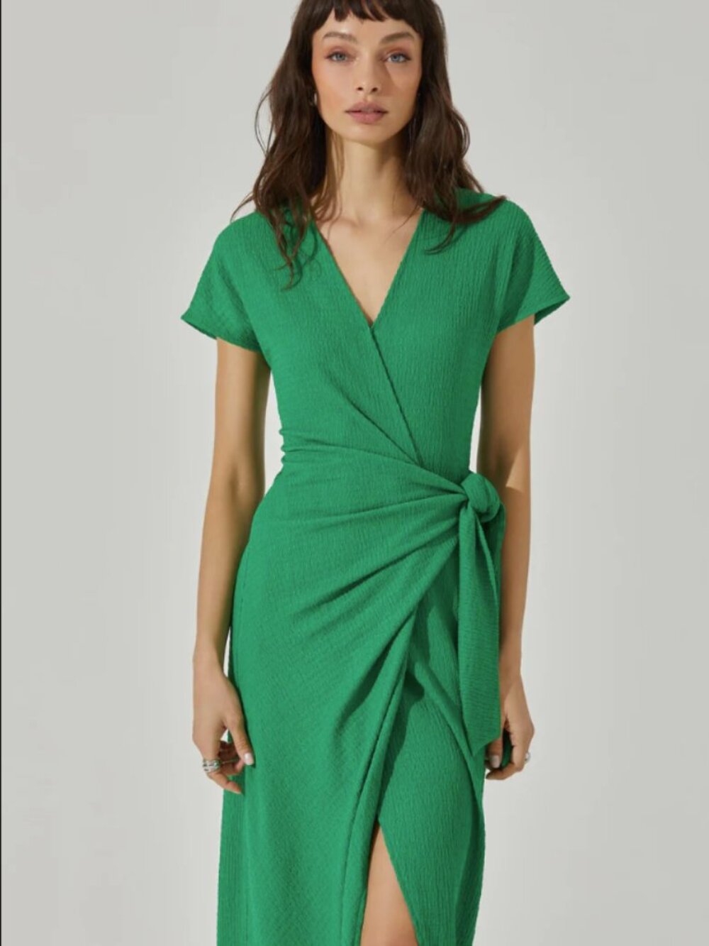 ASTR The Label knit wrap midi dress XS - Picture 5 of 8